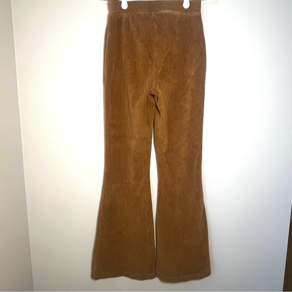 Aerie Tan Corduroy Flare Pants Textured Size XS - Picture 4 of 9